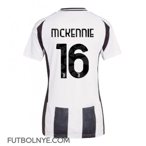 Camiseta Juventus Weston McKennie #16 Primera Equipación para mujer 2024-25 manga corta